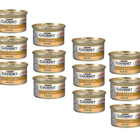 Gourmet Gold Hindi Etli Kıyılmış 85 gr 12 Adet Kedi Konservesi