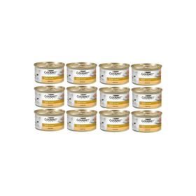 Gourmet Gold Hindi Etli Kıyılmış 85 gr 12 Adet Kedi Konservesi