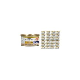 Gourmet Gold Hindili Yetişkin Yaş 24x85 gr Kedi Mama + Gourmet Gold Ton Balıklı Yetişkin Yaş 24x85 gr Kedi Mama