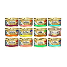 Gourmet Gold Karışık Kıyılmış Yetişkin Konserve 12x85 gr Kedi Maması