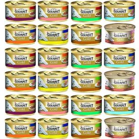Gourmet Gold Karışık Parça Etli Özel 24x85 gr Kedi Maması