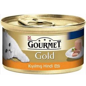 Gourmet Gold Kıyılmış Hindi Eti 85 gr 12 Al 10 Öde Yaş Kedi Maması