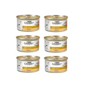 Gourmet Gold Kıyılmış Hindi Etli 85 gr 6 Adet Kedi Konservesi