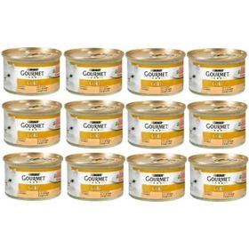 Gourmet Gold Kıyılmış Hindi Etli Yaş 12x85 gr Kedi Maması