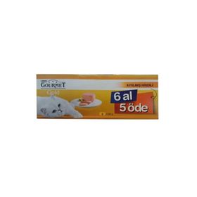 Gourmet Gold Kıyılmış Hindili 85x6 gr Kedi Konservesi