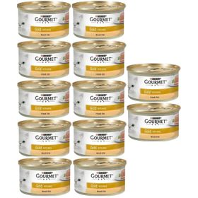 Gourmet Gold Kıyılmış Hindili Yetişkin 12x85 gr Kedi Konserve Maması