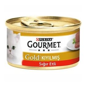 Gourmet Gold Kıyılmış Sığır Eti 12x85 gr Kedi Konserve Maması