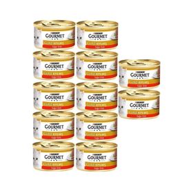 Gourmet Gold Kıyılmış Sığır Etli Konserve 12x85 gr Yaş Kedi Maması