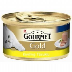 Gourmet Gold Kıyılmış Tavuk Etli 85 gr Kedi Maması Pouch