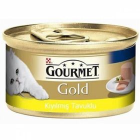 Gourmet Gold Kıyılmış Tavuklu 12x85 gr Kedi Konserve