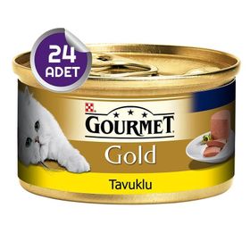 Gourmet Gold Kıyılmış Tavuklu 24x85 gr Kedi Konservesi