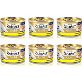 Gourmet Gold Kıyılmış Tavuklu 6x85 gr Kedi Konserve