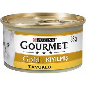 Gourmet Gold Kıyılmış Tavuklu 85 gr 12 Al 10 Öde Yaş Kedi Maması