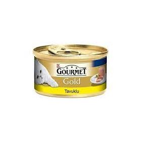 Gourmet Gold Kıyılmış Tavuklu 85 gr 24 Adet Yaş Kedi Maması