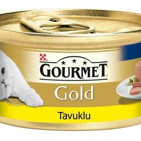 Gourmet Gold Kıyılmış Tavuklu 85 gr Yetişkin Kedi Konserve Yaş Mama