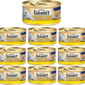 Gourmet Gold Kıyılmış Tavuklu Yaş 10x85 gr Kedi Mama