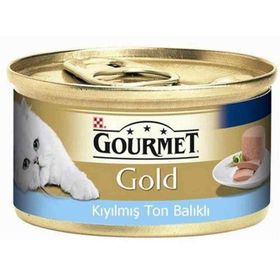 Gourmet Gold Kıyılmış Ton Balıklı 48x85 gr Kedi Konserve