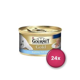 Gourmet Gold Kıyılmış Ton Balıklı Konserve 24x85 gr Yetişkin Kedi Maması