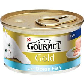 Gourmet Gold Okyanus Balığı ve Sebzeli 12x85 gr Kedi Konserve