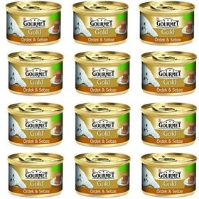 Gourmet Gold Ördekli Sebzeli 12x85 gr Kedi Konserve