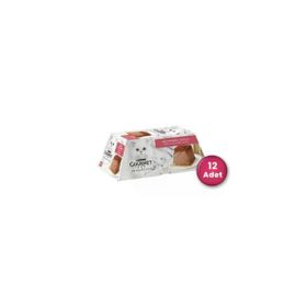 Gourmet Gold Revelations 2x57 gr 12 Adet Somon Balıklı Etli Ezme Konserve Kedi Maması