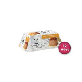 Gourmet Gold Revelations 2x57 gr 12 Adet Tavuk Etli Ezme Konserve Kedi Maması