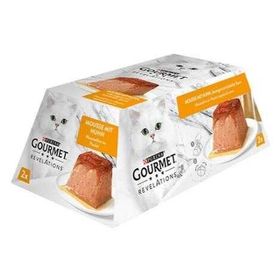 Gourmet Gold Revelations 2x57 gr 12 Adet Tavuk Etli Ezme Konserve Kedi Maması