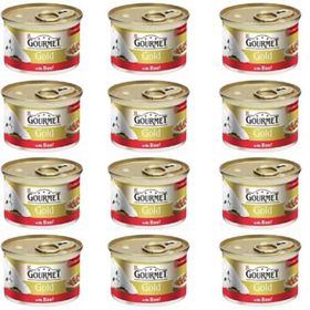 Gourmet Gold Sığır Eti 12x85 gr Kedi Konserve