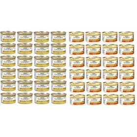 Gourmet Gold Tavuklu Yaş 24x85 gr Kedi Mama + Gourmet Gold Sığır Etli Yaş 24x85 gr Kedi Mama