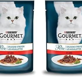 Gourmet Izgara Sığır Etli Tam Yaş 85x2 gr Perle Kedi Maması
