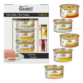 Gourmet Karışık 6x85 gr Kedi Konserve