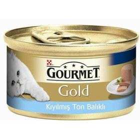 Gourmet Kıyılmış Ton Balıklı Yetişkin Kedi Konserve 85 gr