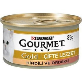 Gourmet Parça Etli Hindi ve Ördekli Yetişkin 85 gr Kedi Maması