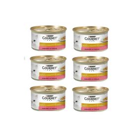 Gourmet Parça Etli Soslu Alabalık Sebzeli 85 gr 6 Adet Kedi Konservesi