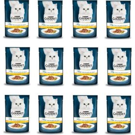Gourmet Perle 12x85 gr Izgara Tavuklu Yetişkin Kedi Pouch Kedi Yaş Maması