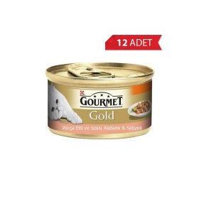 Gourmet Perle Alabalık ve Sebzeli 12x85 gr Kedi Konserve