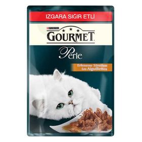 Gourmet Perle Izgara Sığır Etli 85 gr Kedi Maması Pouch