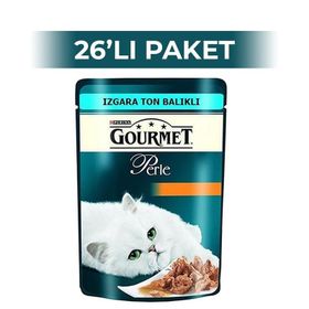 Gourmet Perle Ton Balıklı Pouch Yetişkin Kedi 26x85 gr Yaş Mama