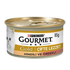 Gourmet Purina Parça Etli Hindi ve Ördekli Yetişkin 24 x 85 gr Kedi Maması