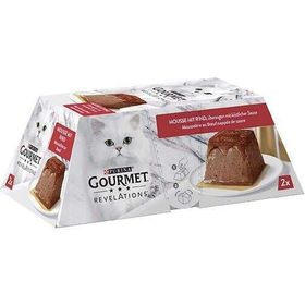 Gourmet Revelations Sığır Etli 2x57 gr Kedi Yaş Maması