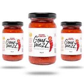 Gourmezz 105 gr Çok Acı Közlenmiş Acı Biber Sosu (3 adet)