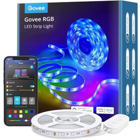 Govee Wifi Şerit 5 m Akıllı Rgb Led Şerit Uygulama Kontrolü Renk Değişimi Müzik Senkronizasyonu Alexa ve Google Assistant İle Çalışır Led