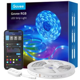 Govee Wifi Şerit 5 m Akıllı Rgb Led Şerit Uygulama Kontrolü Renk Değişimi Müzik Senkronizasyonu Alexa ve Google Assistant İle Çalışır Led