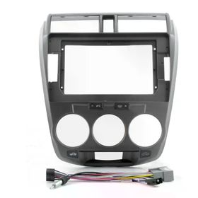 Govimaks Honda City Manuel 2008-2013 10.1 inç Gümüş Soket Android Multimedya Çerçevesi