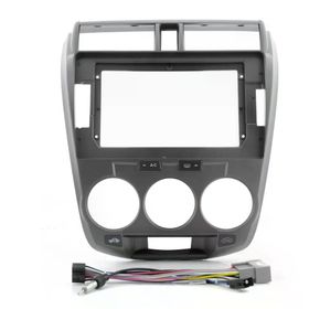 Govimaks Honda City Manuel 2008-2013 Uyumlu 10.1 inç Gümüş Soket Android Multimedya Çerçevesi