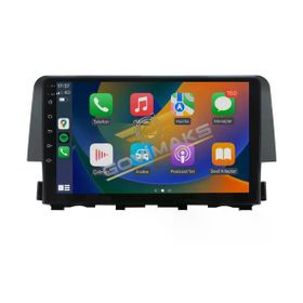 Govimaks Honda Civic FC5 2016-2021 Uyumlu 6 GB Ram 128 GB Hafıza Android Multimedia Teyp