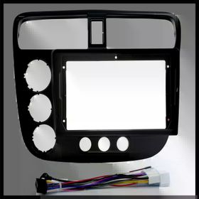 Govimaks Honda Civic VTEC2 2001-2006 Uyumlu 9 inç Siyah Soket Android Multimedya Çerçevesi