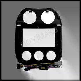 Govimaks Jeep Compas 2010-2016 Uyumlu 10 inç Siyah Soket Canbus Android Multimedya Çerçevesi