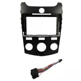 Govimaks Kia Cerato 2008-2012 Manuel Klima Black Uyumlu 9 inç Soket Android Multimedya Çerçevesi
