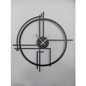 Gowpenart Querencia Metal Siyah Duvar Saati